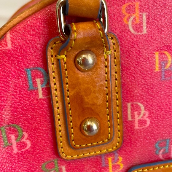 Dooney & Bourke Small Shoulder Bag, Pink&Blue - Picture 4 of 15
